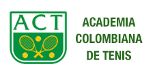 Logo de alianza con Academia Colombia de tenis