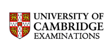 Logo de alianza con Univesity of Cambridge examination